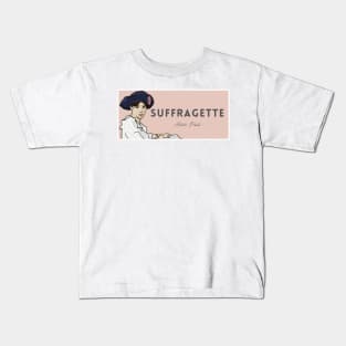 Historical Figures: Alice Paul: "Suffragette" Kids T-Shirt